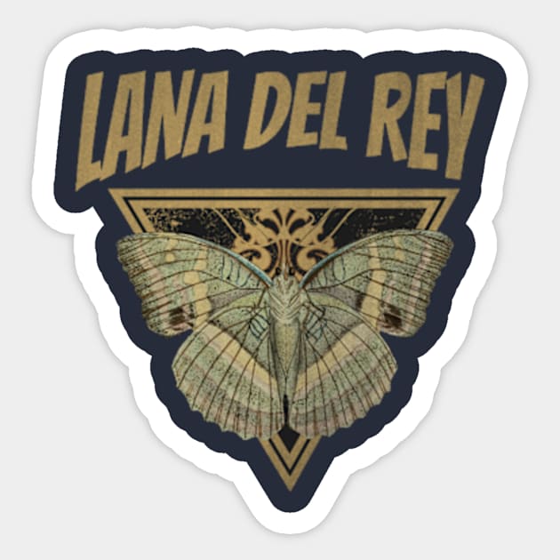 Lana Del Rey // Fly Away Butterfly Sticker by CitrusSizzle